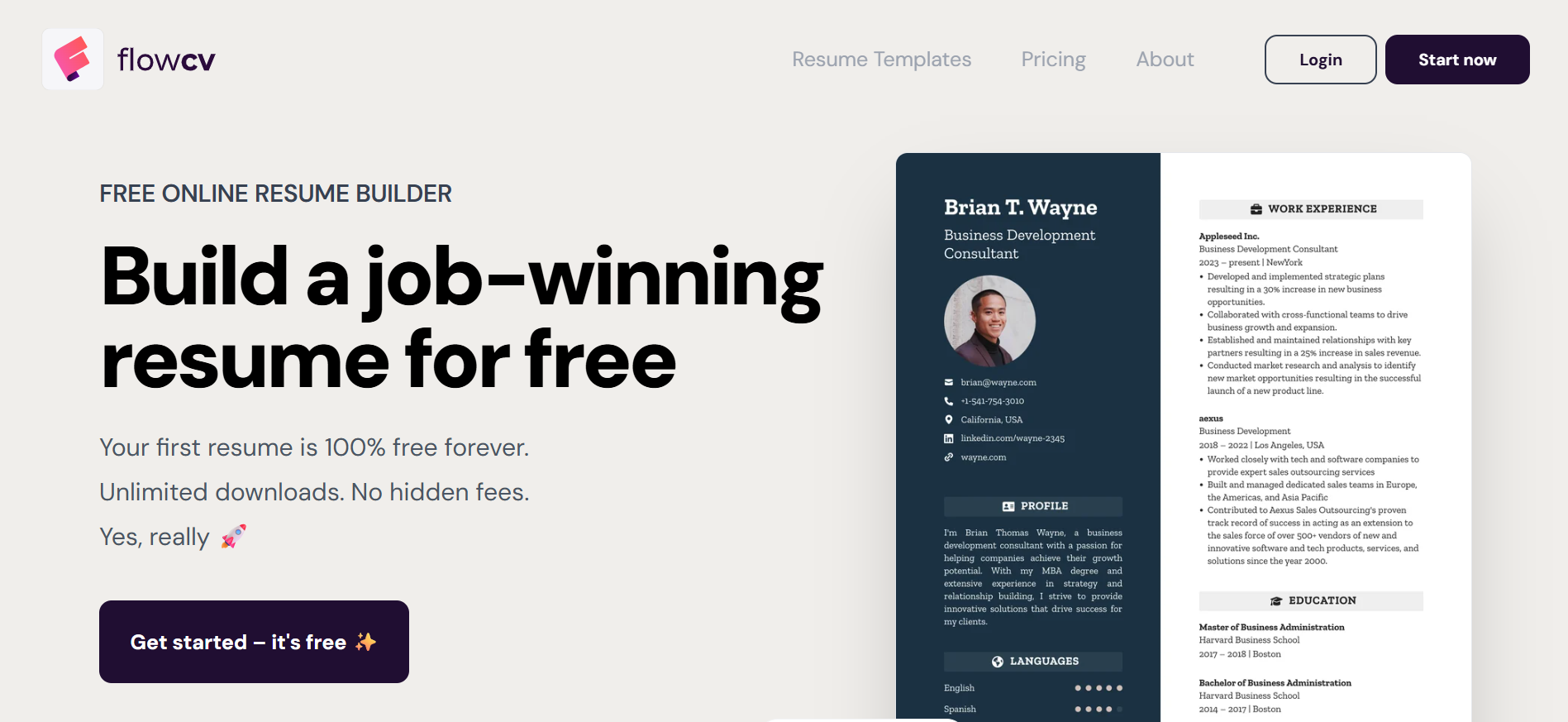 FlowCV: Tool AI Gratis untuk Membuat CV Profesional dalam Hitungan Menit