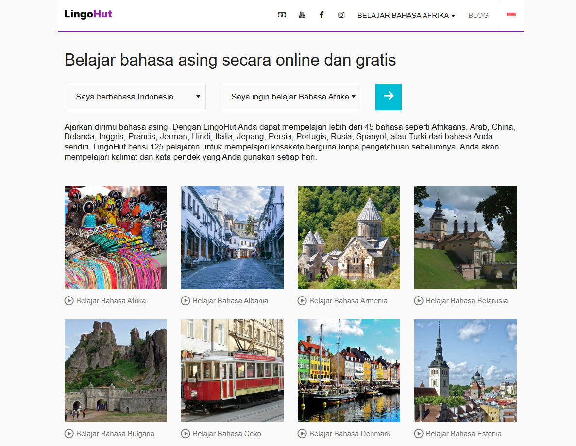 LingoHut: Belajar Bahasa Baru dengan Cara Praktis dan Menyenangkan